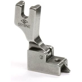 Hinged Invisible Zipper Foot with Guide, for Industrial Sewing Machines