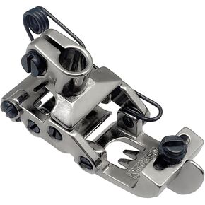 Over Seam Foot #KT665PC Front and Rear Interaction Tank Presser Foot for Industrial Coverstitch Extra-Thick Material Sewing Machine W500 (6.4mm)