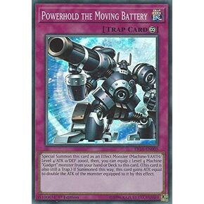 Yu-Gi-Oh! - Powerhold The Moving Battery - FIGA-EN005 - Super Rare - 1st Edition - Fists of The Gadgets