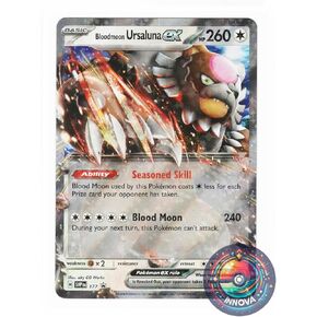 Pokemon - Bloodmoon Ursaluna ex – SVP 177 – Black Star Promo Card