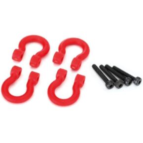 Traxxas 8234R Red Bumper D-Rings Vehicle