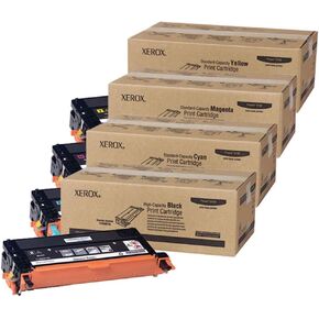 Xerox Phaser 6180 (R00726,R00719,R00720,R00721) High Yield Black with Standard Yield Color Toner Cartridge Set