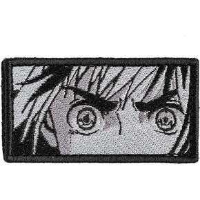 Anime Eyes Levi Tactical Funny Morale Patch for Hats, Vests, Jeans, Backpacks, All Clothes, and Gear - Highly Durable and Incredibly Resistant to Fading and Tearing - 3.2 x 1.7 in