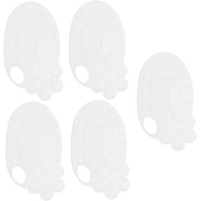 LIFKOME 5pcs Elegant Plastic Mixing Trays for Art and Painting Lightweight Design for Amateur and Professional Painters