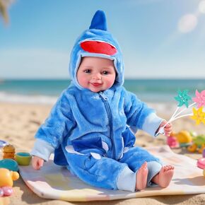 BABESIDE Baby Dolls Gavin - 17 Inch Realistic Newborn Baby Doll Boy with Adorable Smile, Real Life Baby Dolls with Accessories for Kids Age 3+ Gifts & Collection