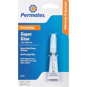 Permatex 82190-12PK Super Glue, 2 g (Pack of 12)