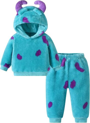 Thorn Tree Toddler Baby Boys Halloween Clothes Set Animal Costumes Outfits 2Pcs Velvet Pants Set in Saudi Arabia