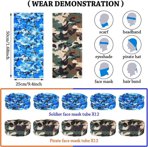 Sosation 24 Sets Nerf Party Supplies for Boys Girls 72 Pcs Gun Party Favors Two Team Nerf War Birthday Pack Safety Glasses Face Mask Wrist Belt Band Accessories Children Kids Toy Bulk(Blue and Green) in Saudi Arabia