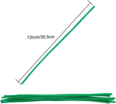 Caydo 200 Pieces Black Pipe Cleaners Craft Chenille Stems Bulk for Kids DIY Art Creative Crafts and Decoration (12 Inch x 6 mm) in Saudi Arabia
