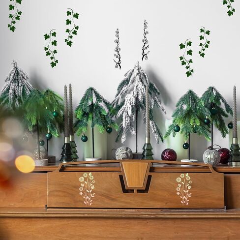 12pcs stencils stencils ، الحرف اليدوية DIY أوراق وأوراق الاستنسل الزهرة ، وقوالب الأزهار القابلة لإعادة الاستخدام للطلاء على الخشب ، والجدار ، والنسيج ، والأثاث ، وديكور المنزل الحرفي DIY in Saudi Arabia