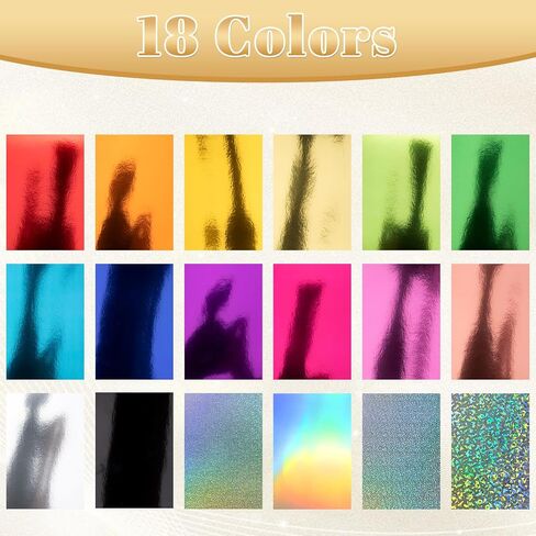 108 Pack Metallic Cardstock Paper Sheets, 8" x 12" Color Foil Mirror Shimmering Paper 250gsm/92lb For Arts and Crafts, Decorative, Weddings & Birthdays Invitations, Scrapbook Supplies in Saudi Arabia