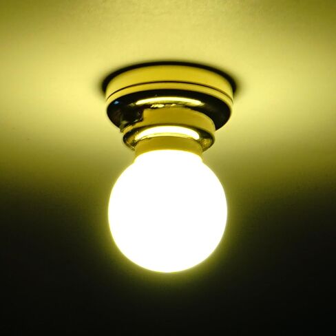 Waldosia 1:12 Scale Dollhouse Miniature Brass LED Ceiling Light Set in Saudi Arabia