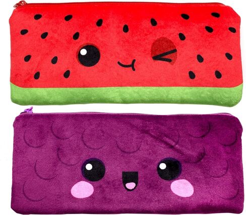 Scentco Cutie Fruities - Scented Pencil Pouch (Watermelon & Grape) - Gifts for Kids, School Supplies, Classroom Rewards in Saudi Arabia