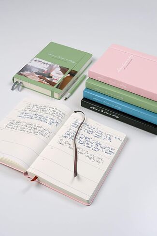 Leuchtturm1917 - بعض الخطوط في اليوم - دفتر ذاكرة 5 سنوات - مجلة غلاف مجلة 366 لمدة 5 سنوات من الإدخالات (غابات الأخضر) in Saudi Arabia