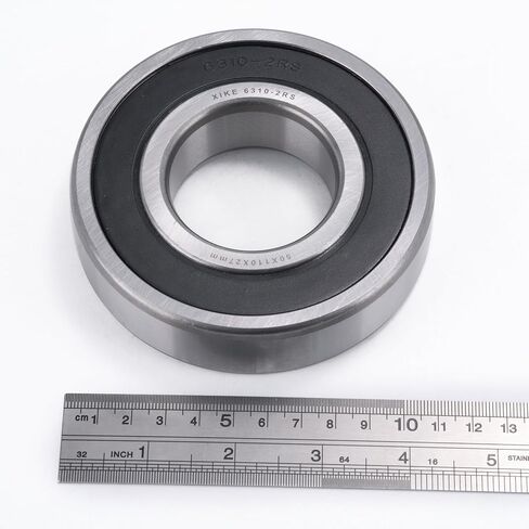 XiKe 1 Pcs 6311-2RS Double Rubber Seal Bearings 55x120x29mm, Pre-Lubricated and Stable Performance and Cost Effective, Deep Groove Ball Bearings. in Saudi Arabia