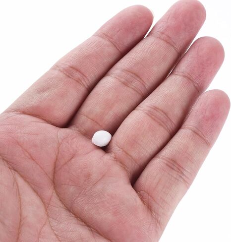 MECCANIXITY Magnetic Stirrer Mixer Stir Bar Rod 25mm(1") x9mm Olive Shape PTFE Coating Magnet White for Laboratory 10Pcs in Saudi Arabia
