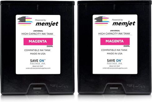 Quadient Memjet M5K250-N Compatible High Capacity Cyan Printer Ink Tank (250ml) - Printer Ink Cartridge for Mach Series Quadient & Hasler Printers - Fade-Resistant Replacement Inkjet Printer Ink in Saudi Arabia