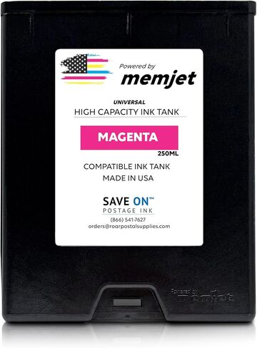 Quadient Memjet M5K250-N Compatible High Capacity Cyan Printer Ink Tank (250ml) - Printer Ink Cartridge for Mach Series Quadient & Hasler Printers - Fade-Resistant Replacement Inkjet Printer Ink in Saudi Arabia