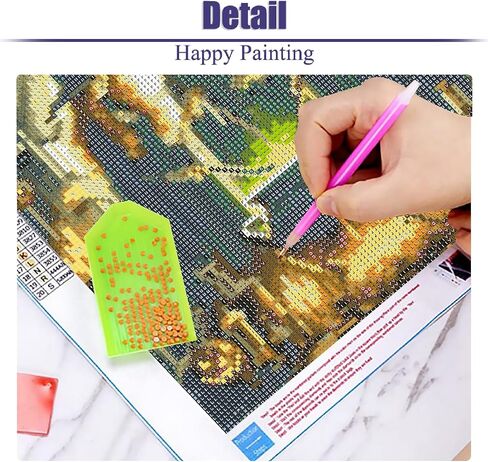 mjcakrn Halloween Witches Diamond Painting Kit, DIY Full Drill Diamond Art Kits for Adults 5D Diamond Art Painting Craft, 14 x 14 inches Canvas with Tools for Home Wall Decor in Saudi Arabia