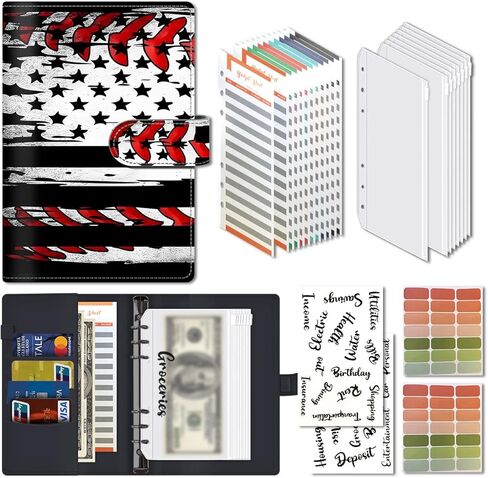 الموثق الميزانية ، رابط أموال A6 CUTE A6 مع مظاريف السوستة ، ومنظم الأموال الجلدية PU للنقد ، وأوراق ميزانية المصاريف ، والأظرف النقدية لتوصيل الوجوه اللطيفة Cate Cate in Kuwait