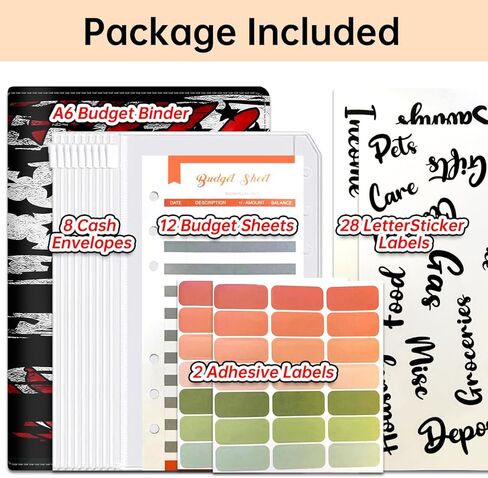 الموثق الميزانية ، رابط أموال A6 CUTE A6 مع مظاريف السوستة ، ومنظم الأموال الجلدية PU للنقد ، وأوراق ميزانية المصاريف ، والأظرف النقدية لتوصيل الوجوه اللطيفة Cate Cate in Kuwait