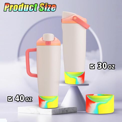 حذاء من السيليكون لمسافر Hydrojug 40 أونصة، ملحقات لكوب Hydrojug 40 أونصة، حذاء زجاجة مياه قابل لإعادة الاستخدام، خالٍ من مادة Bpa - عبوتان in Saudi Arabia