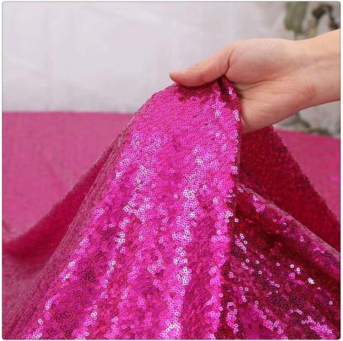 Sparkly Glitz الترتر النسيج الملبس - من الفناء - مثالي للديكور والمنزل والملابس وديكور الأحداث والفنون والحرف اليدوية DIY والمزيد. - النحاس ، 1 ياردة in Kuwait