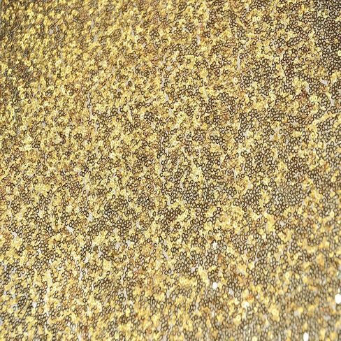 Sparkly Glitz الترتر النسيج الملبس - من الفناء - مثالي للديكور والمنزل والملابس وديكور الأحداث والفنون والحرف اليدوية DIY والمزيد. - النحاس ، 1 ياردة in Kuwait