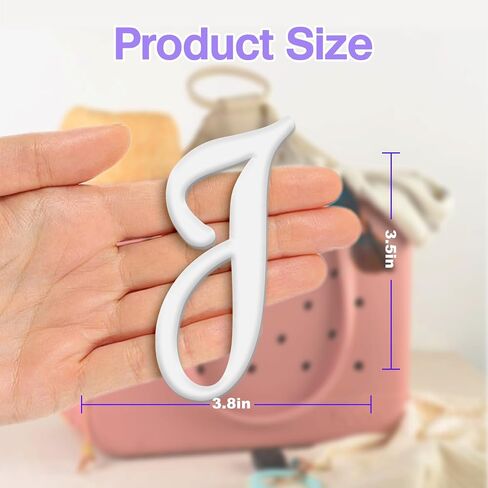 سحر أحرف AIRSA لـ BOGG Bag A-Z ، 2PCS ALPHABET SHARM Accessories لـ BOGG BAG لـ SOUND SOUTHERN BAG الأصلي جميع الطرز ، إدراج السيليكون ملحقات حروف مزخرفة لأكياس حمل الشاطئ in Saudi Arabia