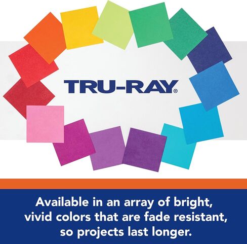 Pacon Tru-Ray Construction Paper, 76 lb Text Weight, 12 x 18, Assorted Bright Colors, 50/Pack in Saudi Arabia