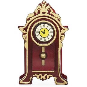 Odoria 1/12 Miniature Vintage Clock Dollhouse Decoration Accessories