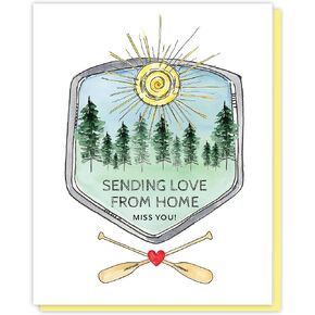 News from Home & Perfect for Care Packages, Summer Camp Greeting Card from Parents, Cute & Encouraging Mail from Home, Fun Sleepaway Camp Card for Boys & Girls, Thinking of You & I Miss You Note