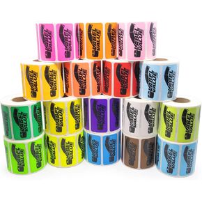 LabelValue.com | Custom Printed 2" x 1" Labels & Stickers, 1 Roll Per Pack