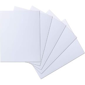 Waterproof Essential Oil Labels, 5 Full Page Sheets, 8.5 x 11 Inches, Cut Your Own Shapes and Sizes or Use as Extra Large Labels, Oil Proof, Highly Durable Blank Stickers