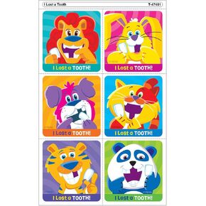 I Lost A Tooth Tear & Share Stickers by TREND; 30 Seals/Pack - Spread Sticker Joy!