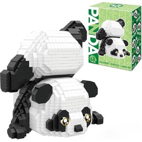 Finger Rock Creator Panda Mini Building Set, 1325Pcs Cute Animals Micro Bricks Building Kit, Party Favors for Kids Adults Boys Girls 12+