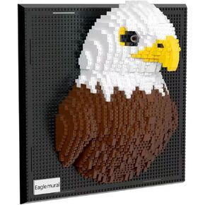 BDYDT Wall Art Eagle Building Blocks Set; A Wall Decor Set for Adults Who Love Creative Hobbies(1924 Pieces) Toys Gifts for Kid and Adult