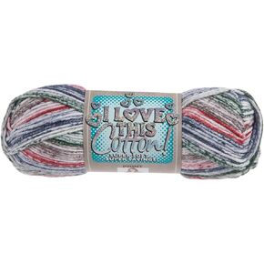 I Love This Yarn 4 - Medium Yarn for Crocheting & Knitting – 153 Yards of Cotton Yarn for Crocheting Blankets, Hats, & More – Craft Supplies for Handcrafting Accessories, Walk in The Park