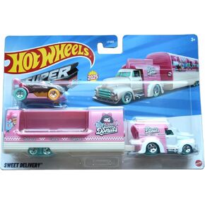Hot Wheels Super Rigs Sweet Delivery, Pink
