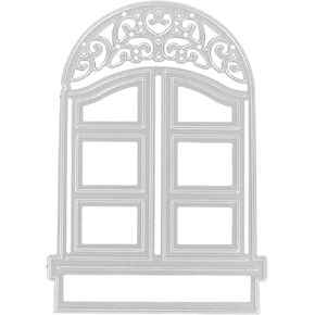 68x96 mm Window Frame Metal Cutting Dies Stencils for Scrapbooking Embossing Die Paper Cards Making Album Decorative Die-Cutting & Embossing
