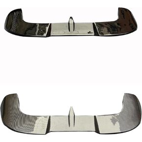 FRP Plastic Unpainted Color Rear Roof Spoiler Tail Trunk Boot Lip Wing Car Accessories Compatible for Mazda CX-5 CX5 2017 2018 2024(Gloss Black)