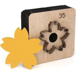 35mm Sakura Cutting Die for Leather Dies for Cutting Shapes, Sakura Shape Cutter, Leathercraft Punching Mold for DIY Leather Craft