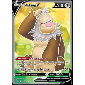 Slaking V - 077/078 - Pokemon Go - Full Art - Ultra Rare Pokemon Card