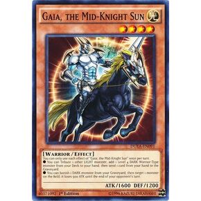 YU-GI-OH! - Gaia, The Mid-Knight Sun (DUEA-EN091) - Duelist Alliance - 1st Edition - Common