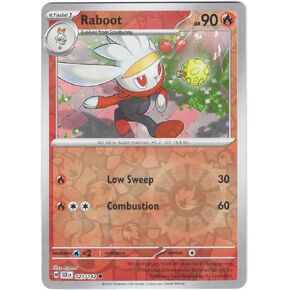 Pokemon - Raboot 027/142 - Stellar Crown Reverse Foil – Single Card