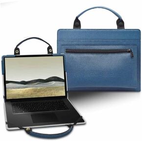 Laptop Case Cover for Google Pixelbook Go with Portable Bag with Bag Handle,Blue