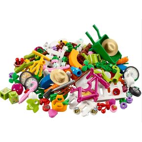 LEGO 40606 Spring VIP Add on Pack Cool Polybag with Random Fun Bricks and Pieces Including Carrots, Flowers, Cherries, Ladybirds, Birds, Bunnies and a Lamb, 7.9'' x 7.7'' x 1.1''