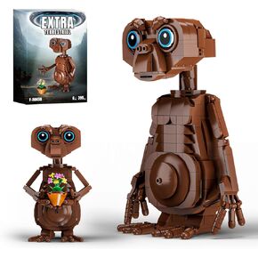 Kidrobot The Extra-Terrestrial Iconic Alien Figures Special Edition Building Set Collectible Model Kit Horror Gifts,BirthdayGifts,Xmas Gifts for for Adult Kids Fans.