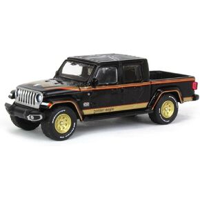 2020 Gladiator Pickup Truck Black with Graphics J-10 Golden Eagle Tribute Hobby Exclusive Series 1/64 Diecast Model Car by Greenlight 30327