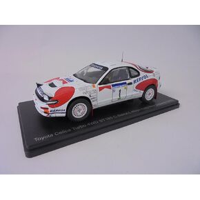 OPO 10 - 1/24 Scale Model car Compatible with Toyota Celica Turbo 4WD Rally C.Sainz #1 1992 - Hachette Japan VQJ197